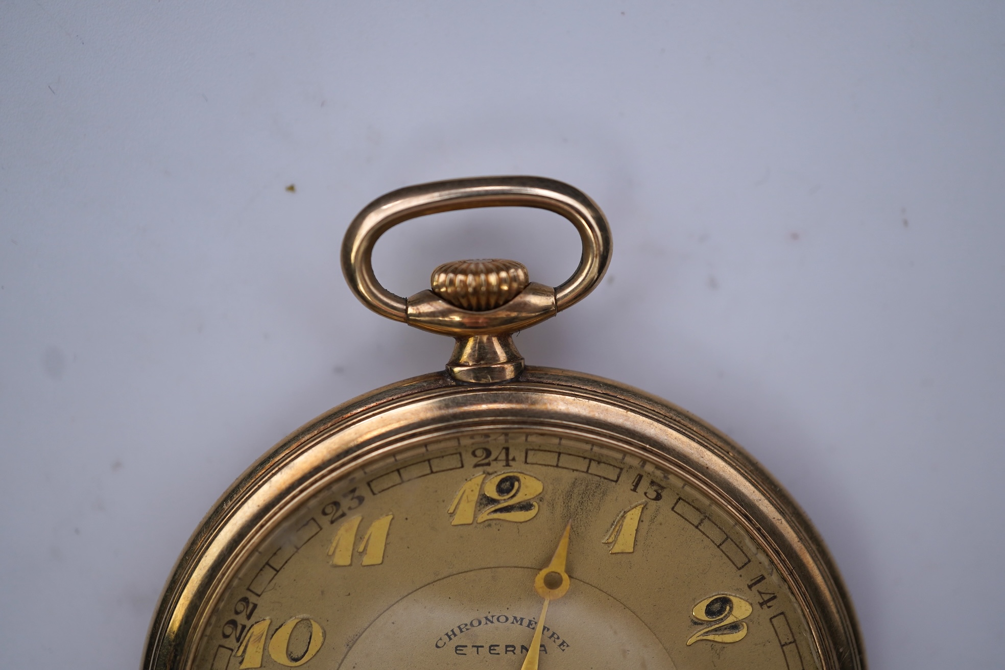 Eterna, an Art Deco pocket watch, 1930s